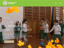 Tablet Screenshot of colegiodosplatanos.com